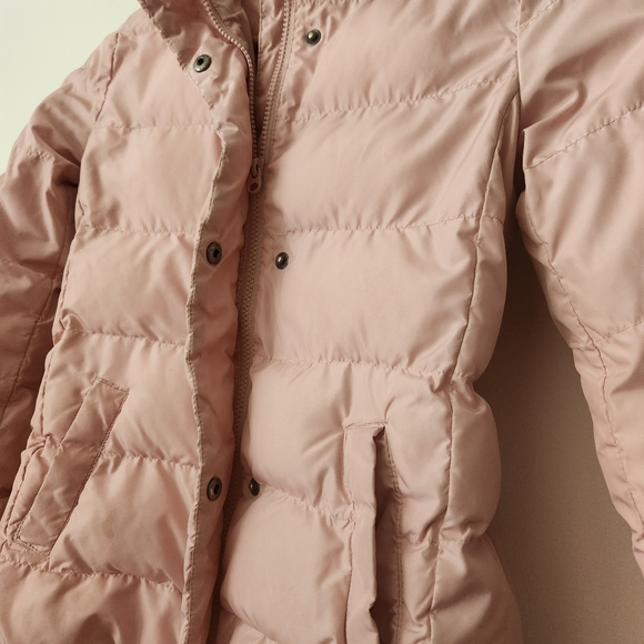 GAP KIDS Girls Puffer Winter Snow Jacket Pink Size 10 - Picture 3 of 7